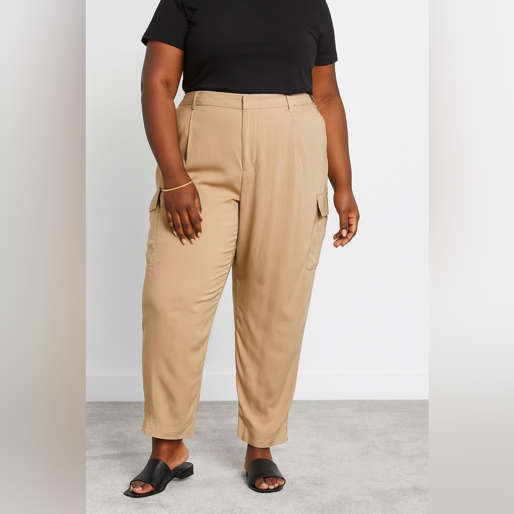 A new day Men's Tan Cargo Trousers